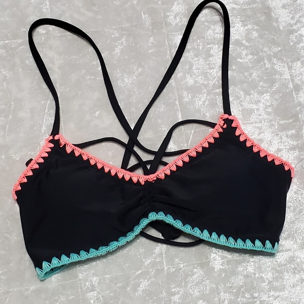 Arizona Black Strapy Back Bikini Top